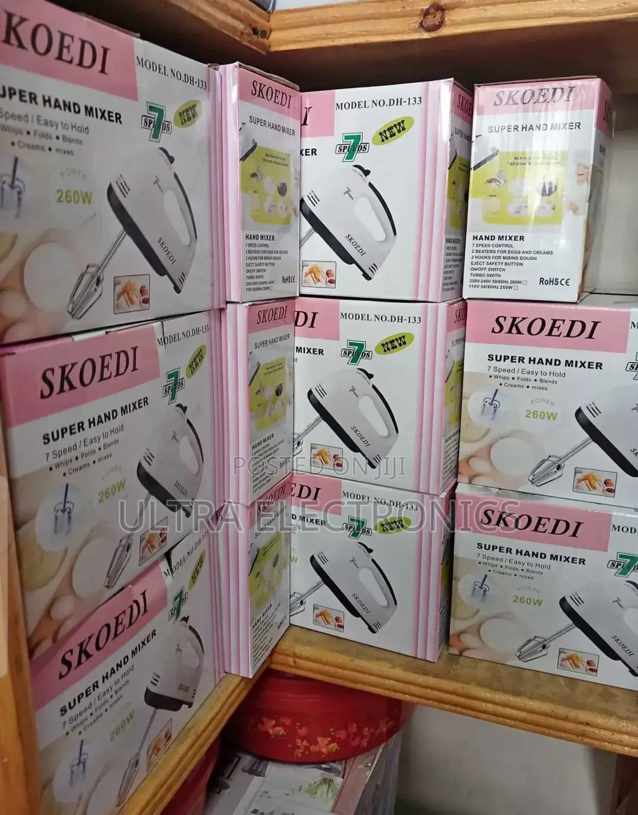 Hand Mixer Skoedi Model Dh-133 Super Hand Mixer.
