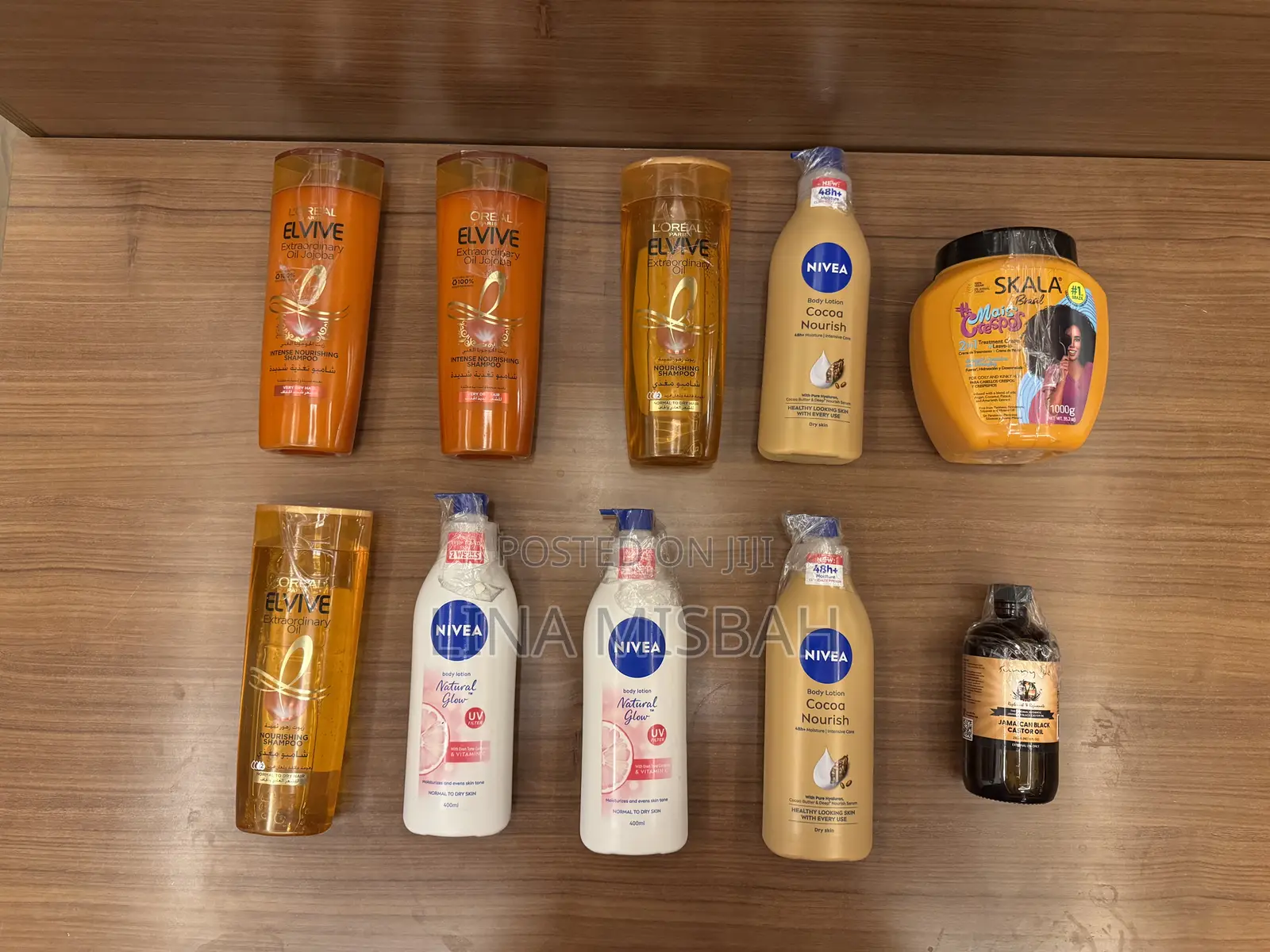 Lotion and Hair Shampoo