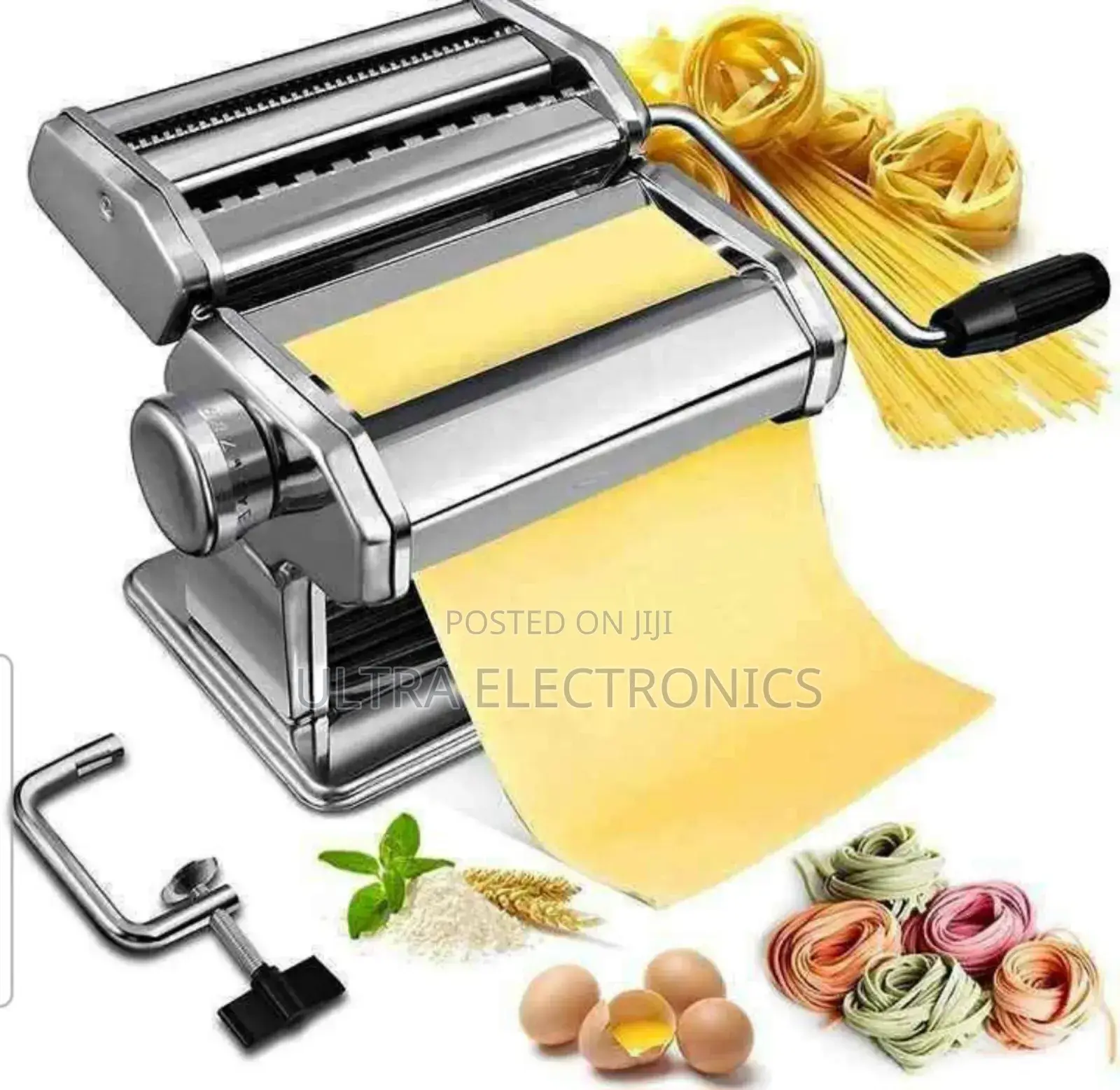 Noodles Maker Soldow 150 Roller Pasta Maker. Construction