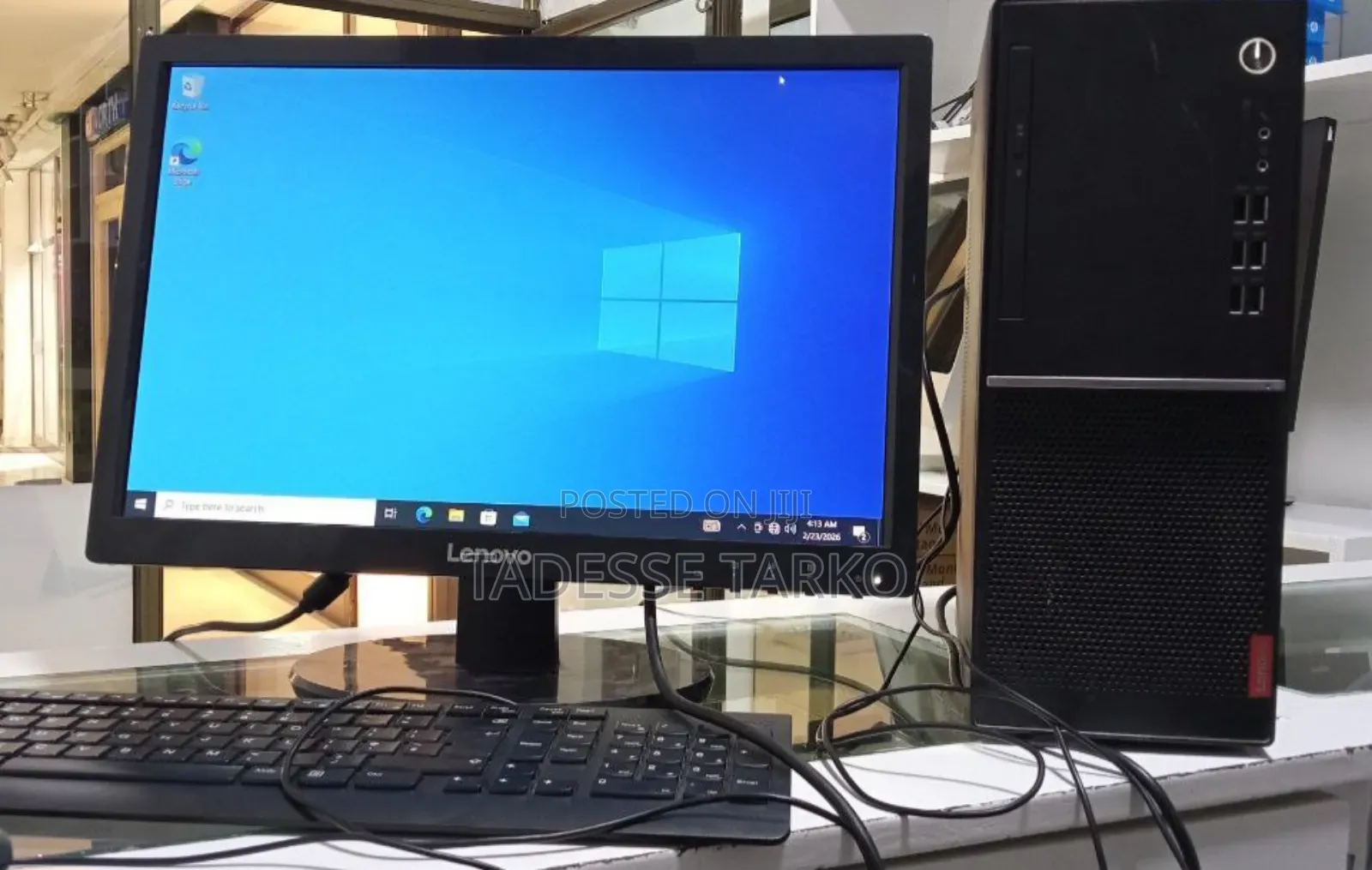 New Desktop Computer Lenovo 4GB Intel Core i3 SSD 500GB