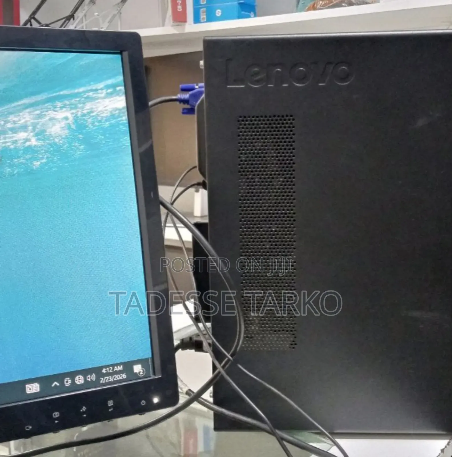 New Desktop Computer Lenovo 4GB Intel Core i3 SSD 500GB