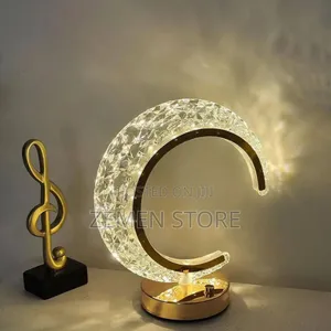 Led Crystal Table Lamp - ውበት ያለው በቻርጅ የሚሰራ የክሪስታል የመኝታ ቤት መብራት