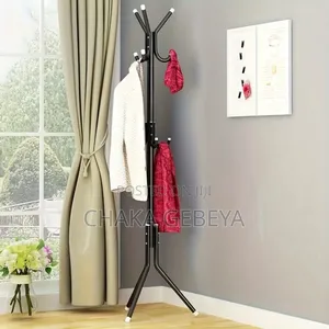 12-Hook Heavy Duty Coat Stand 1.75m Tall | 10kg Capacity, Metal Frame