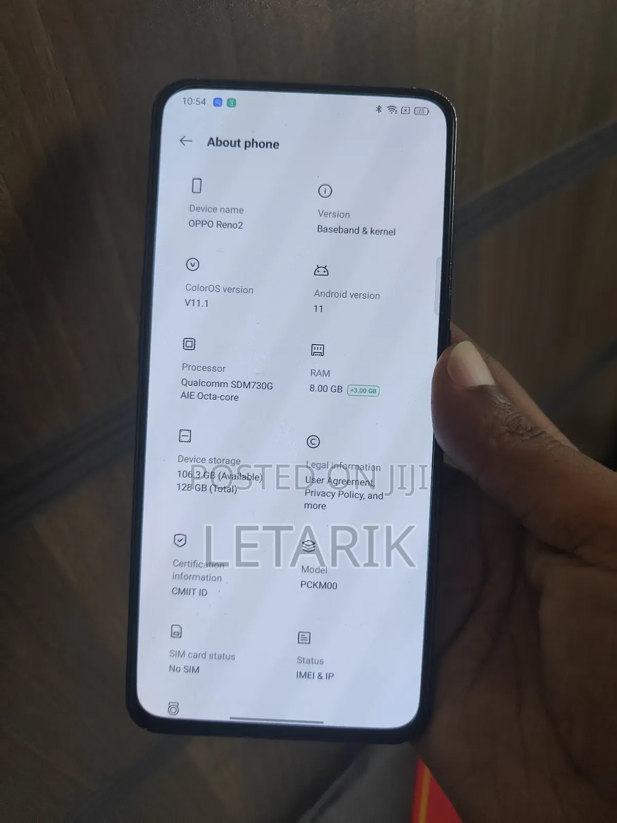 Oppo Reno 2 128 GB Blue