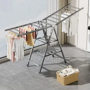 Extendable Indoor Laundry Stand | Folds Compact for Storage