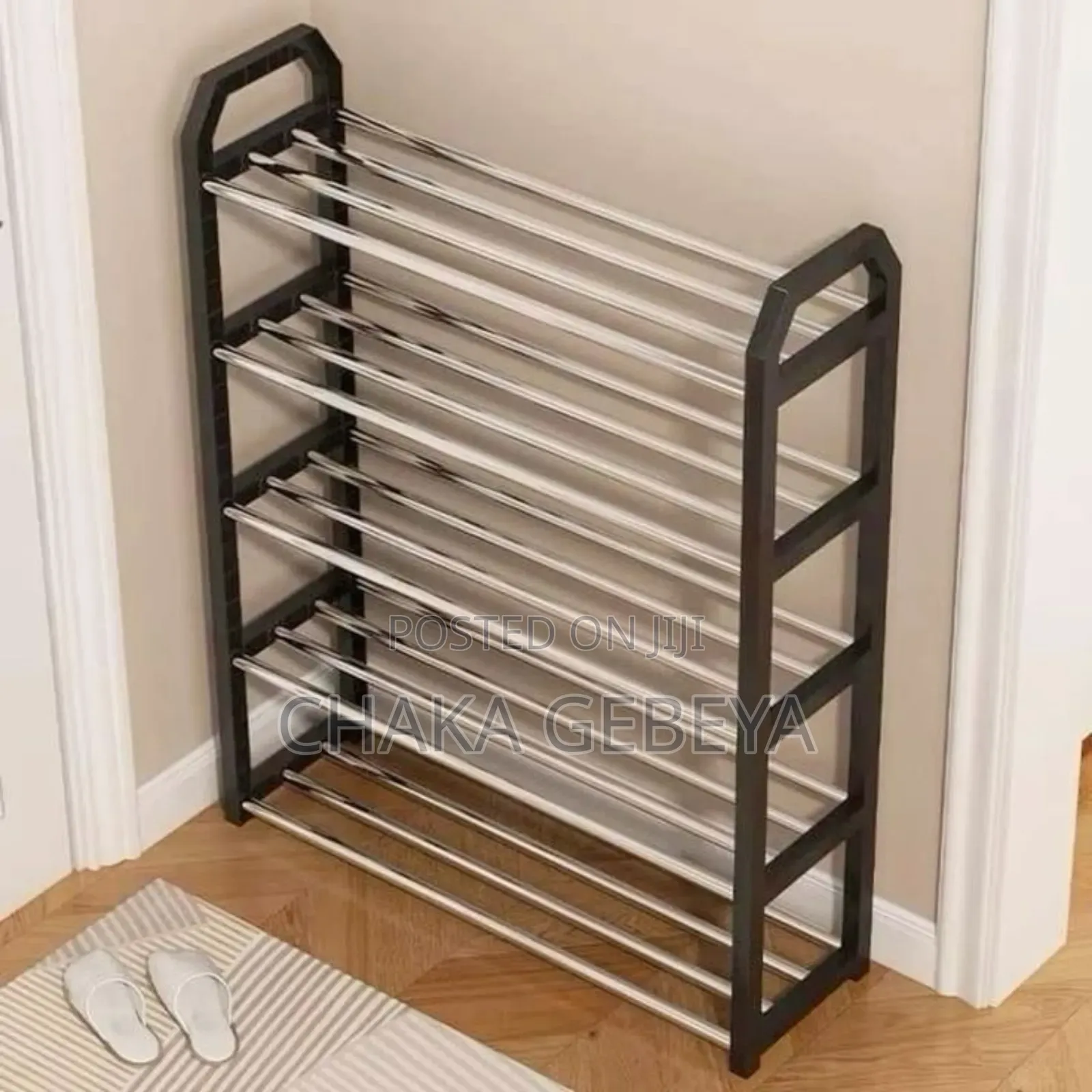 Compact Shoe Storage Organizer For Small Spaces | Metal Tube Frame