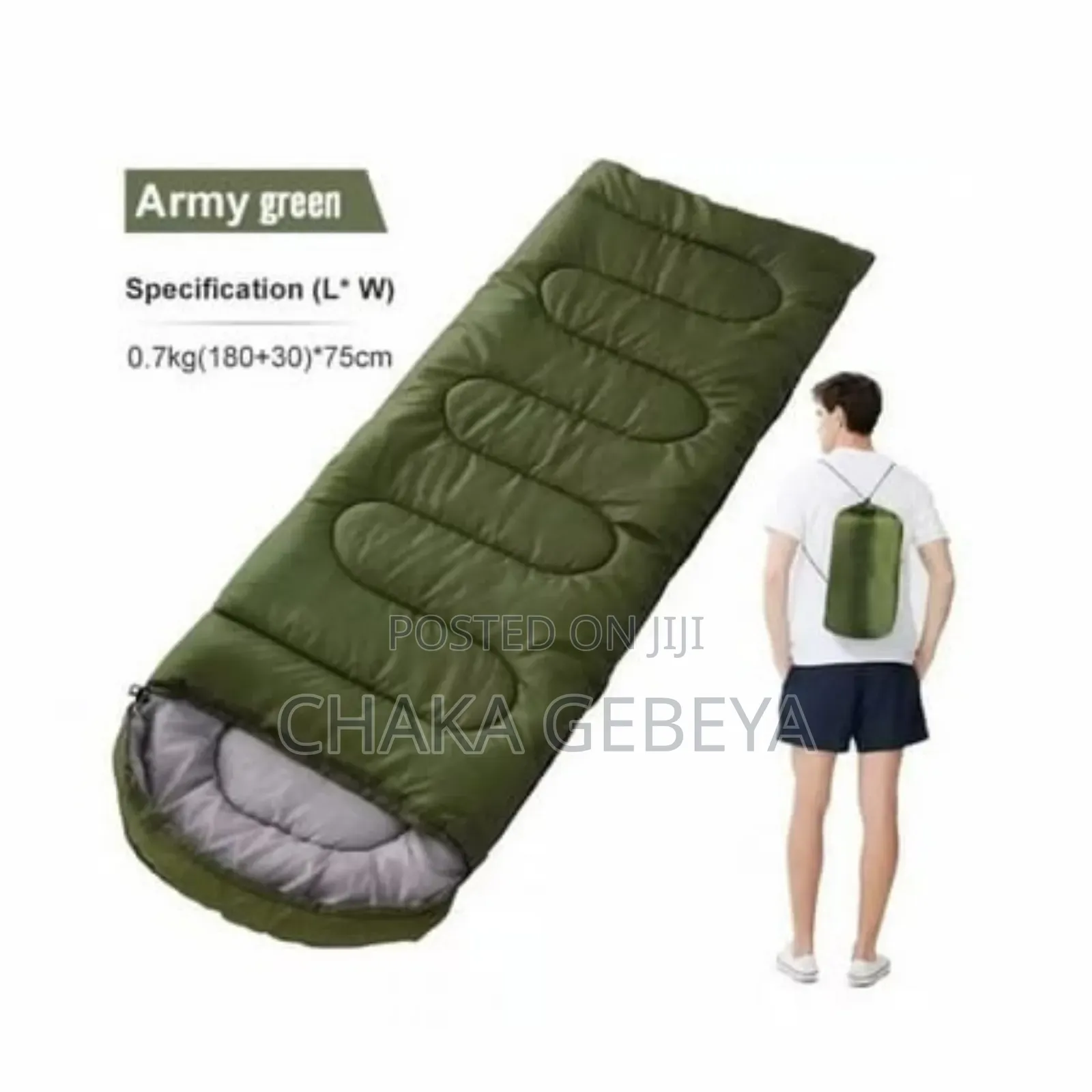 Premium Camping Sleeping Bag With Soft Inner Cotton | All-season