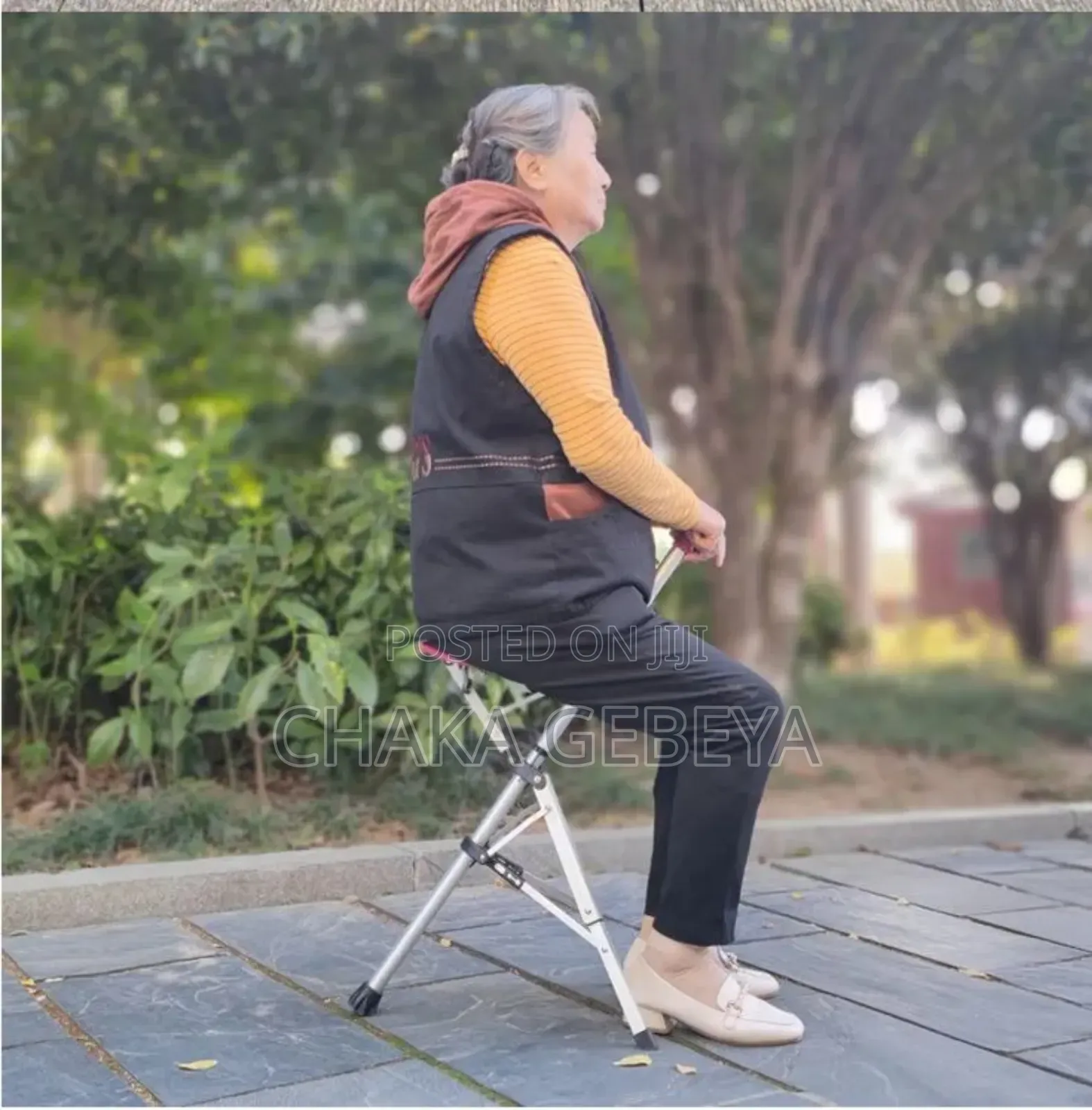 Convertible Crutch Chair For Seniors | Rest Anytime, Anywhere
