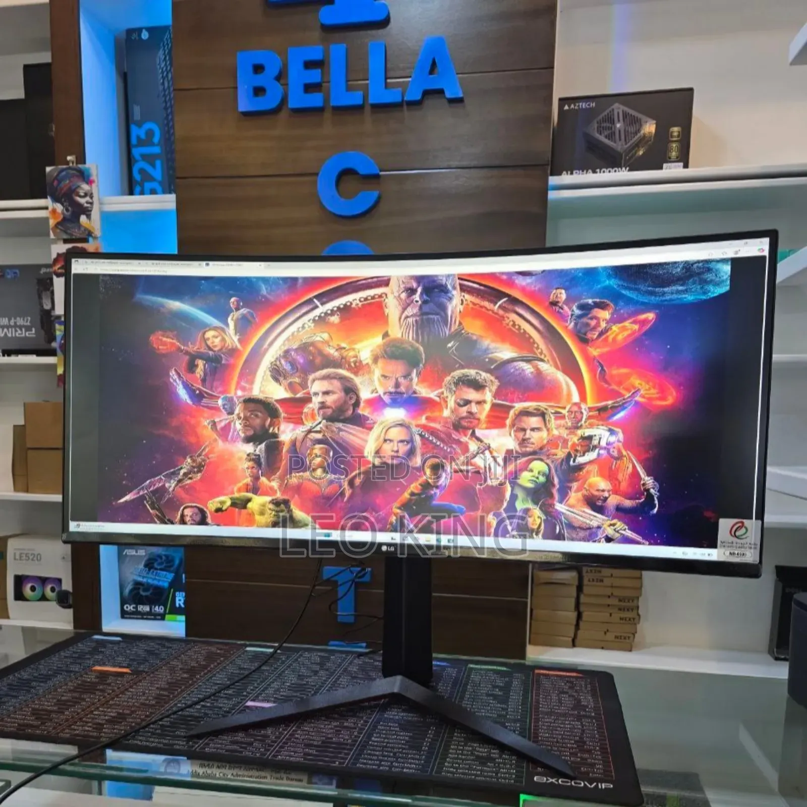 34" Lg Monitor Ultra Curved Display , Brand New Packed