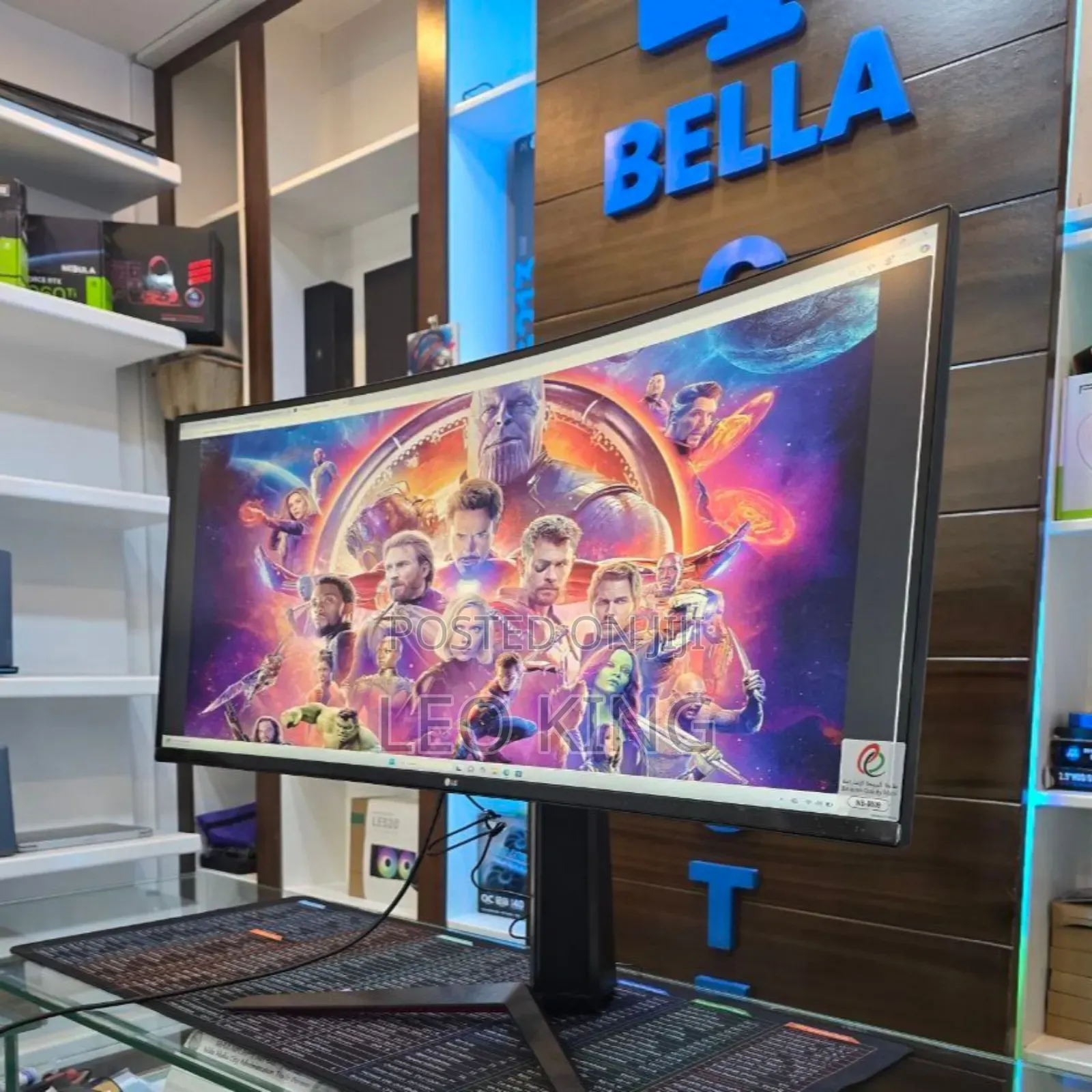 34" Lg Monitor Ultra Curved Display , Brand New Packed