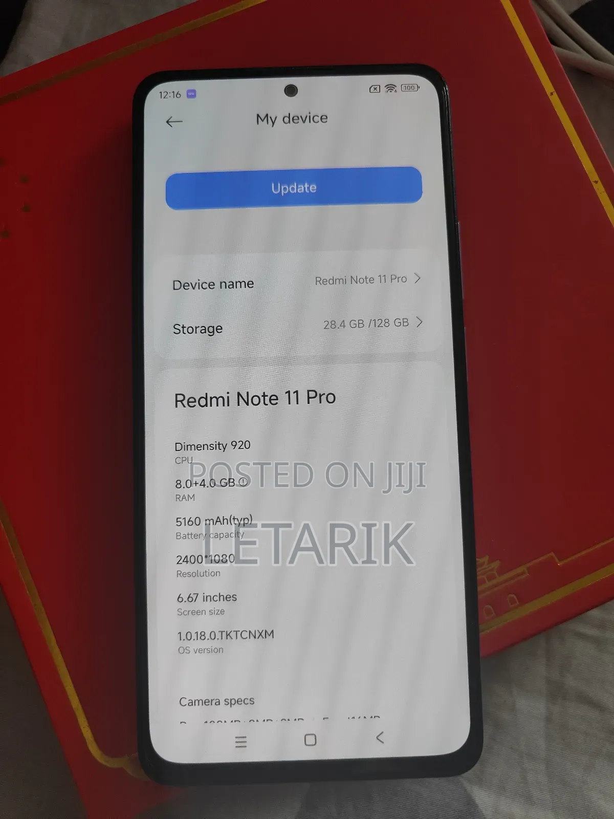 Xiaomi Redmi Note 11 Pro 5G 128 GB White