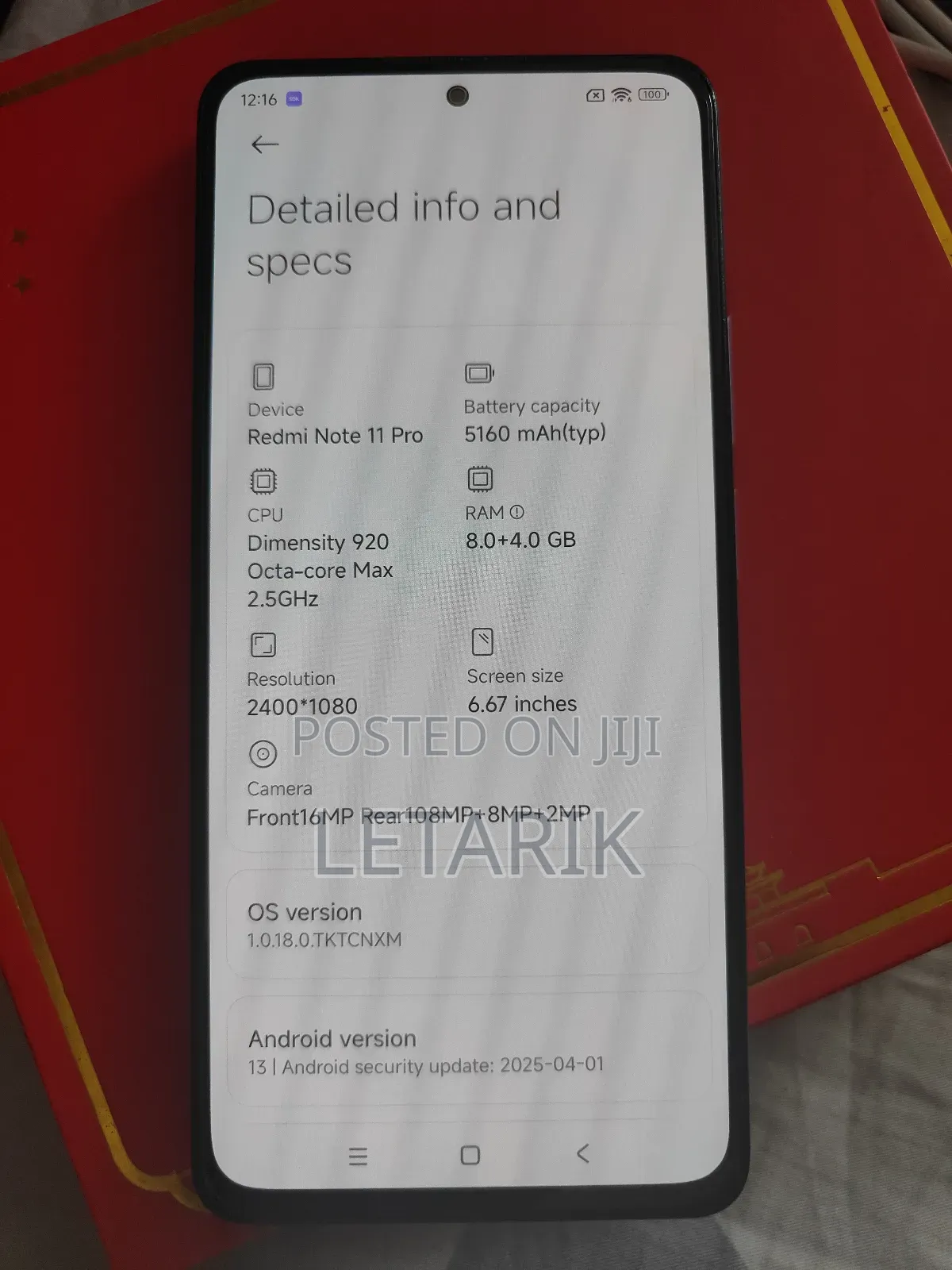 Xiaomi Redmi Note 11 Pro 5G 128 GB White