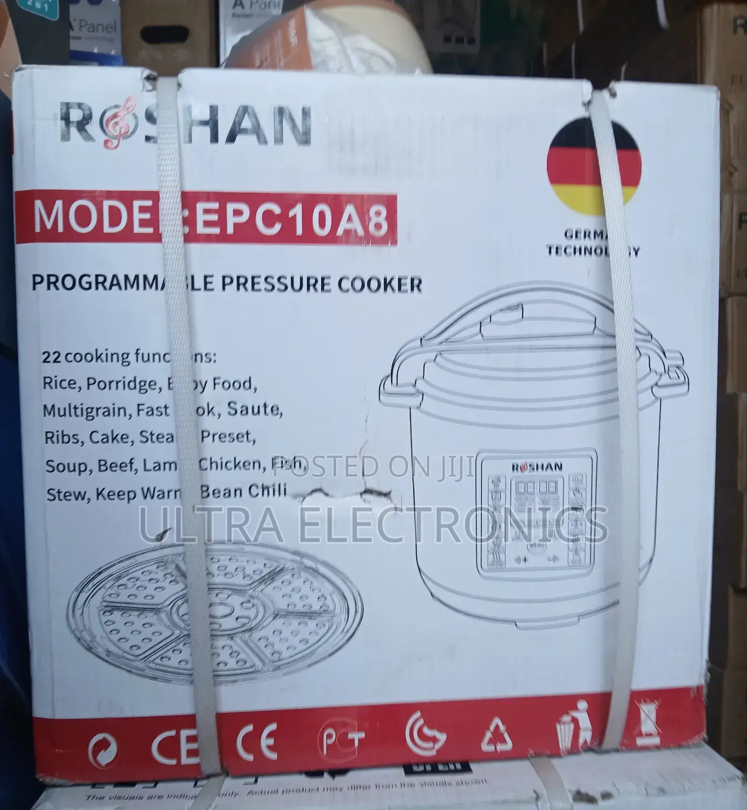 Pressure Cooker Roahan Programmable Pressure Cooker.Capacity:10 Liters