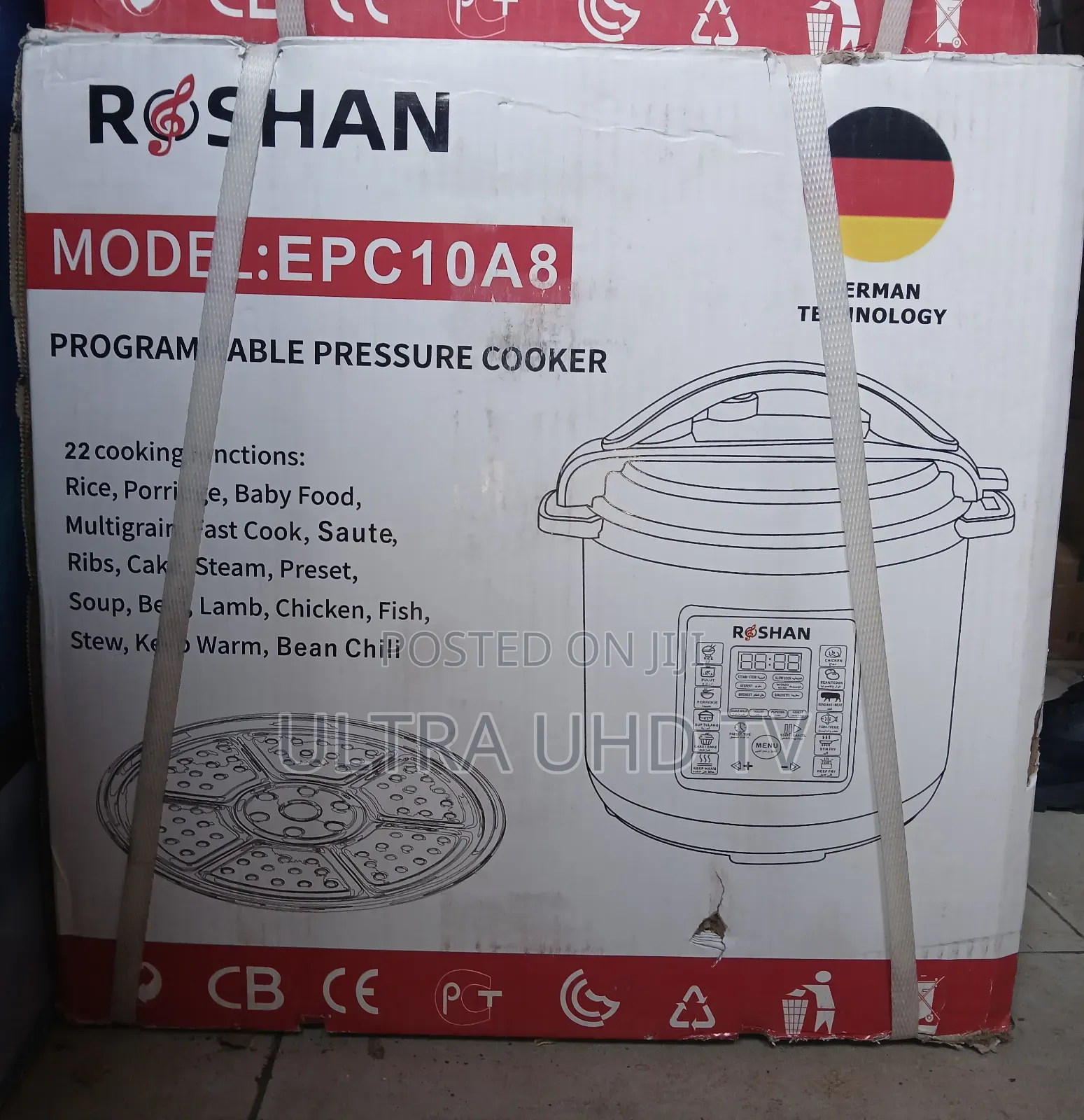 Pressure Cooker Roahan Programmable Pressure Cooker.Capacity:10 Liters