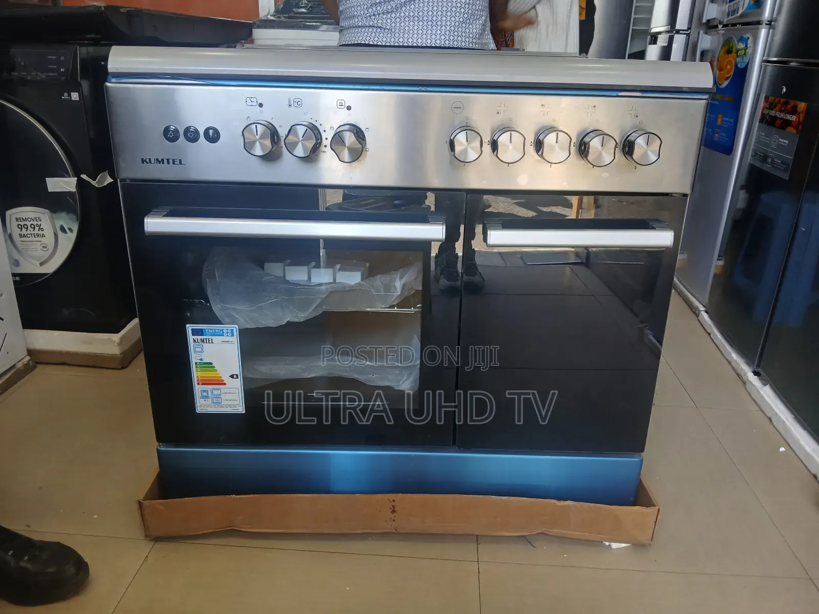 Kumtel 60×90 Ground Oven Freestanding Cooker 2 Electric 4 Gas Burners
