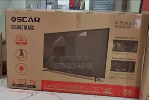 Oscar 55” Smart Android Tv – New Arrival | Double Glass | Big Screen