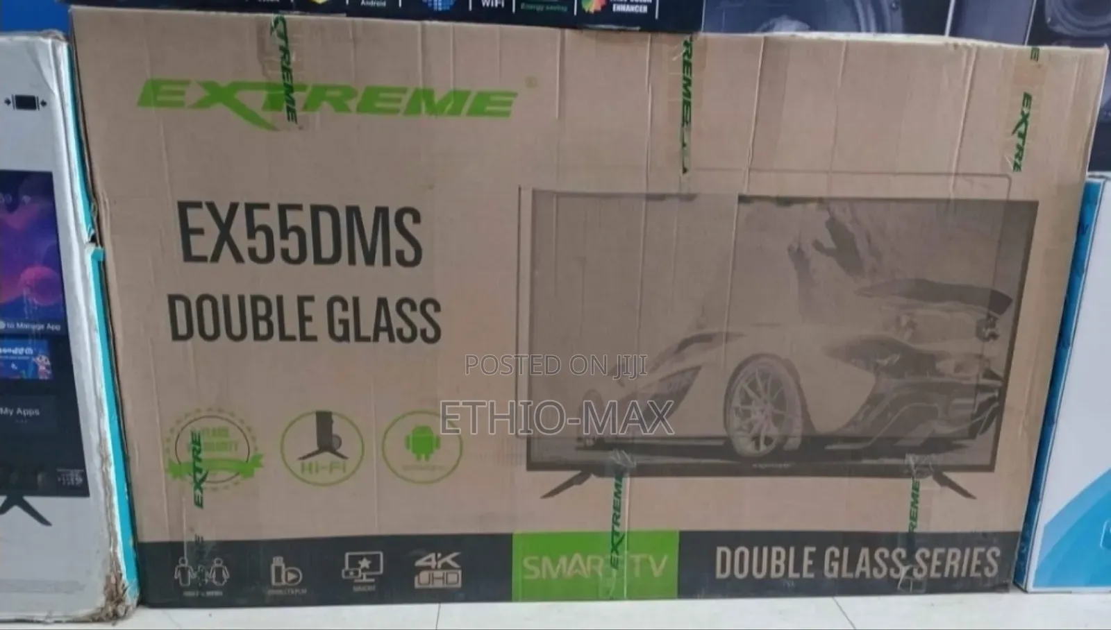 Extreme 55” Smart Android Tv – New Arrival | Double Glass | Big Screen