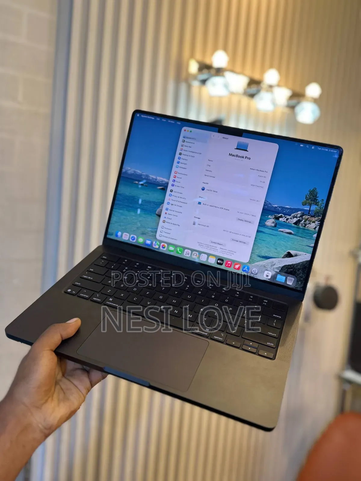 New Laptop Apple Macbook Pro 2025 M5 14-inch 16GB SSD 512GB