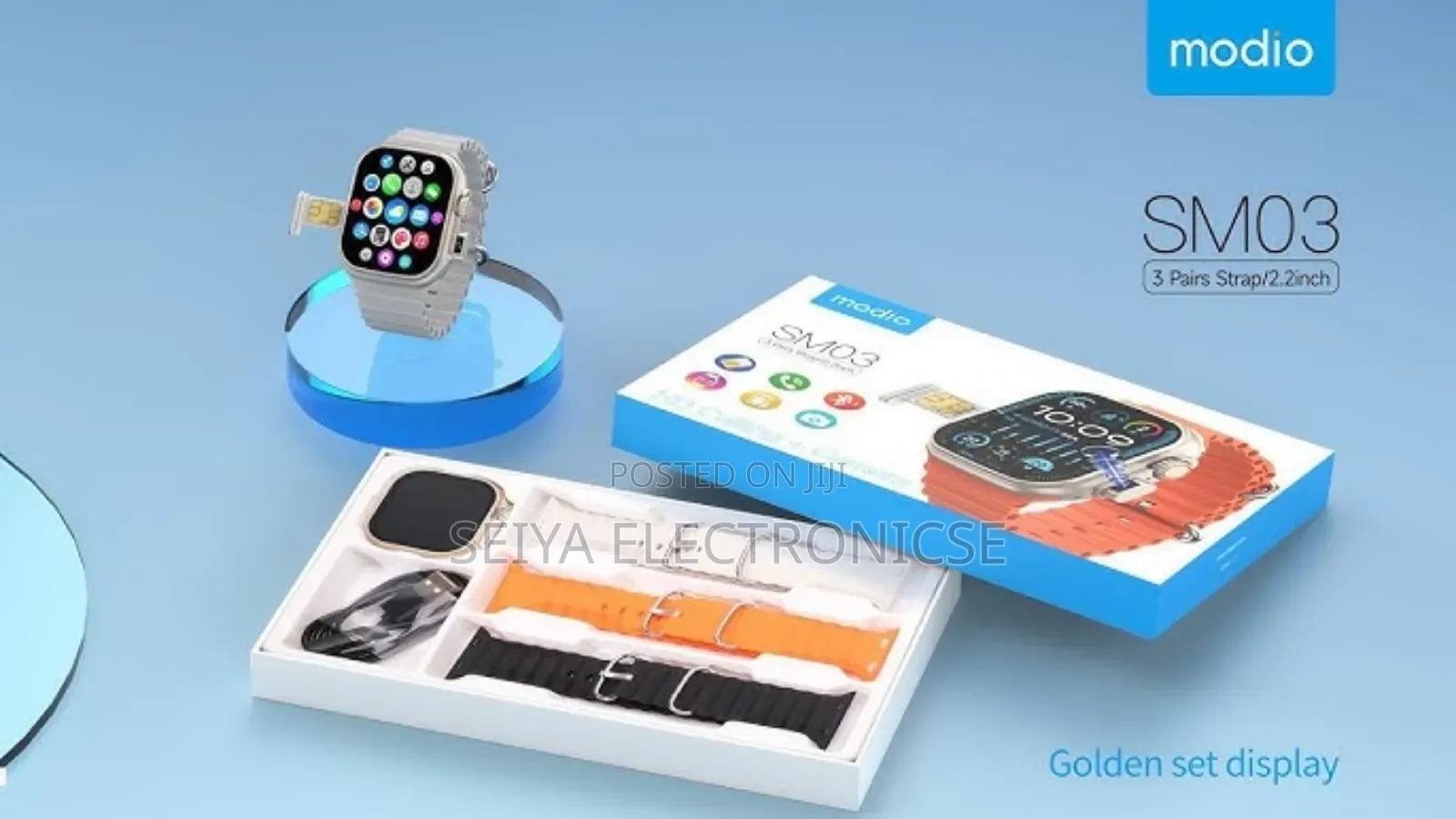 Modio Smartwatch Sm03 Sim Card Support, Camera Have