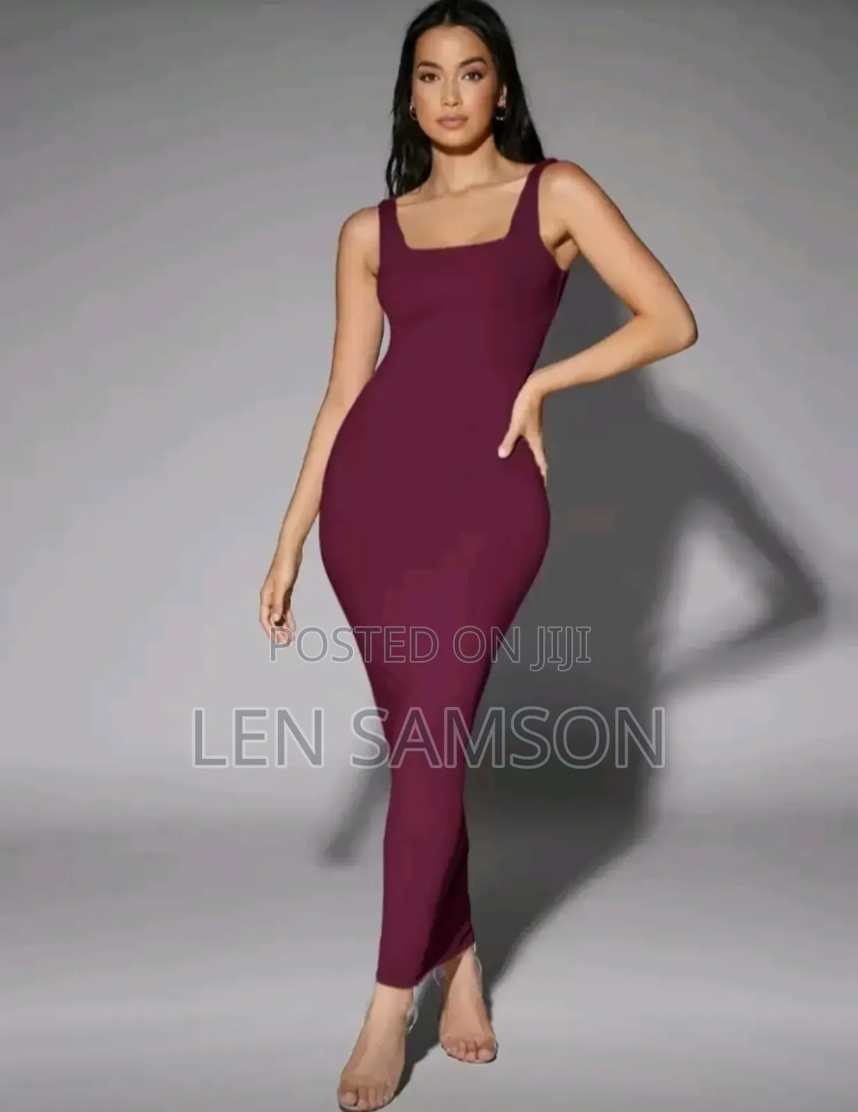 Bodycon Maxi Dress From Shein