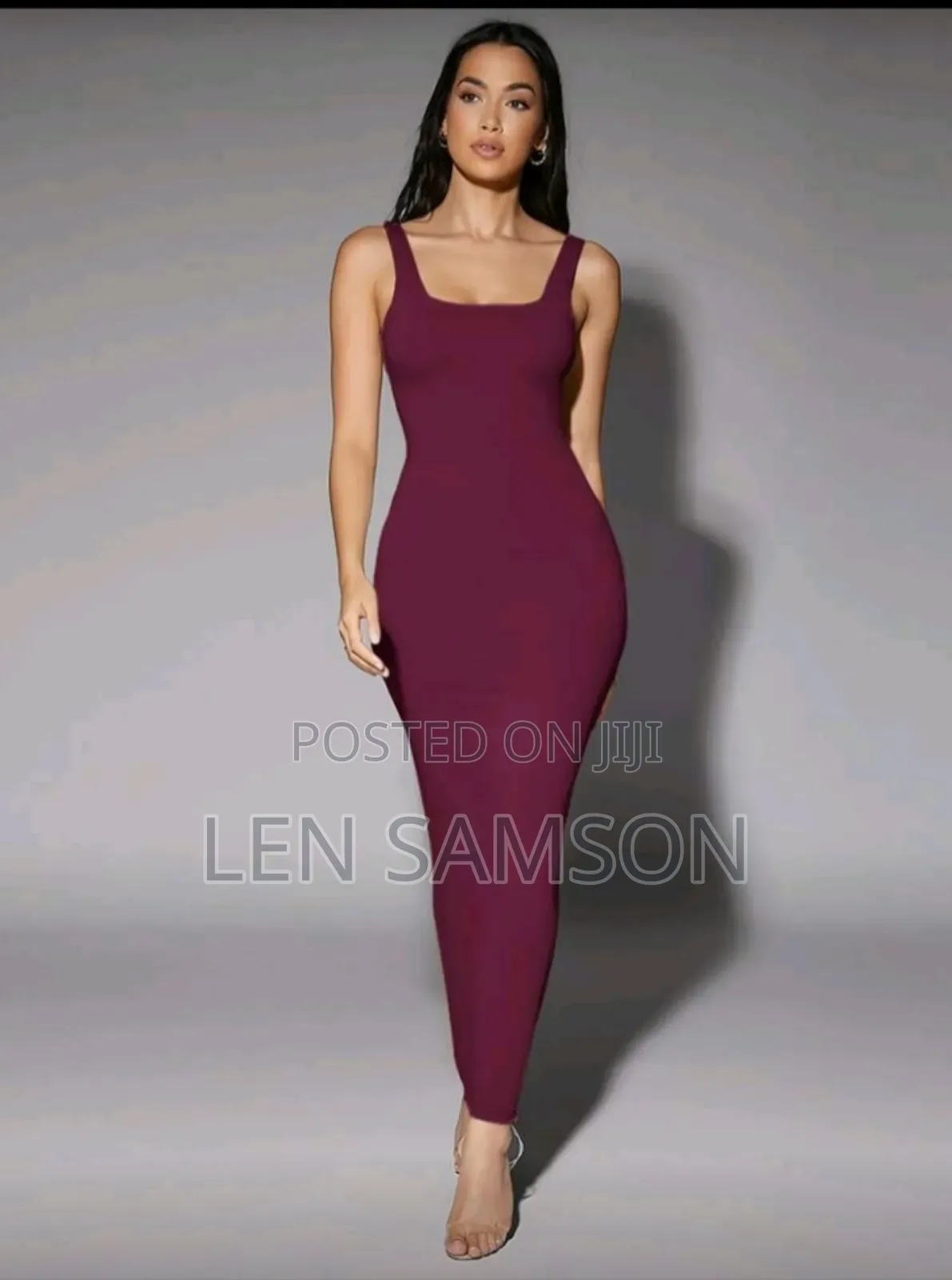 Bodycon Maxi Dress From Shein