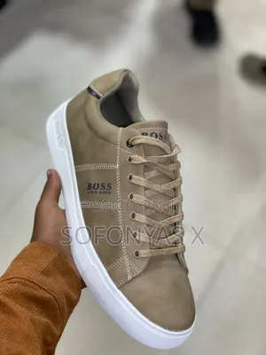 Boss Aiden Suede Low Top Sneakers