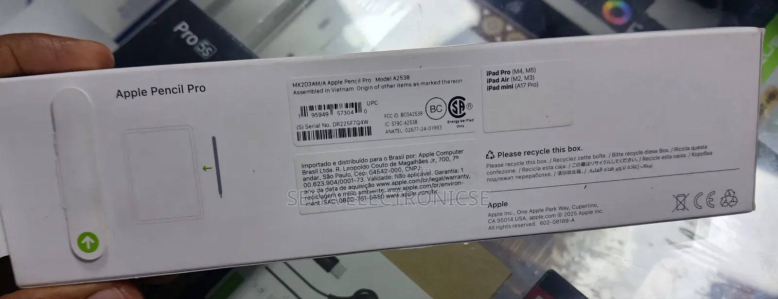 Apple Pencil Pro, Stylus Pen for iPad Tablet Phone