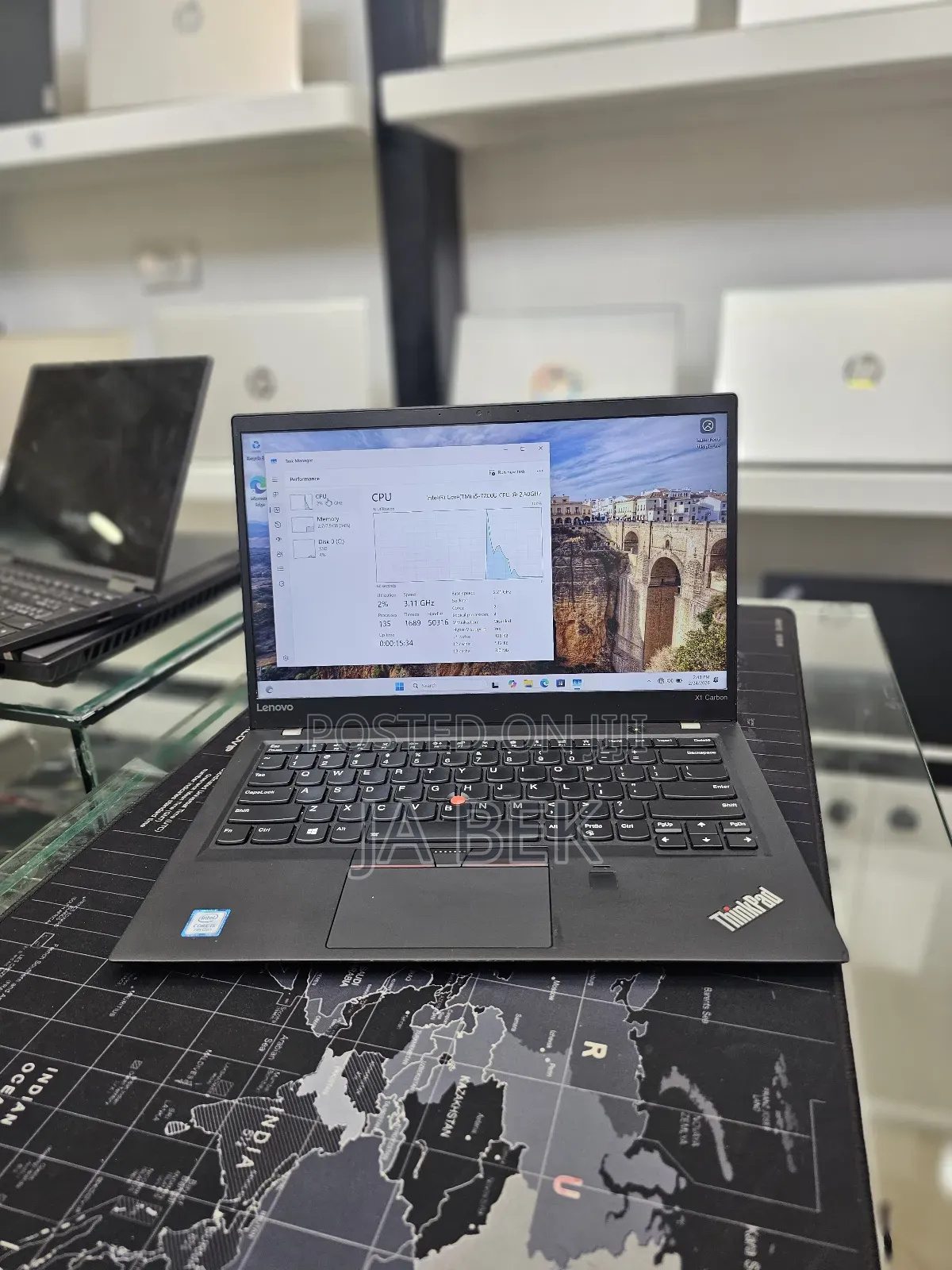 New Laptop Lenovo ThinkPad X1 Carbon 8GB Intel Core i5 SSD 512GB