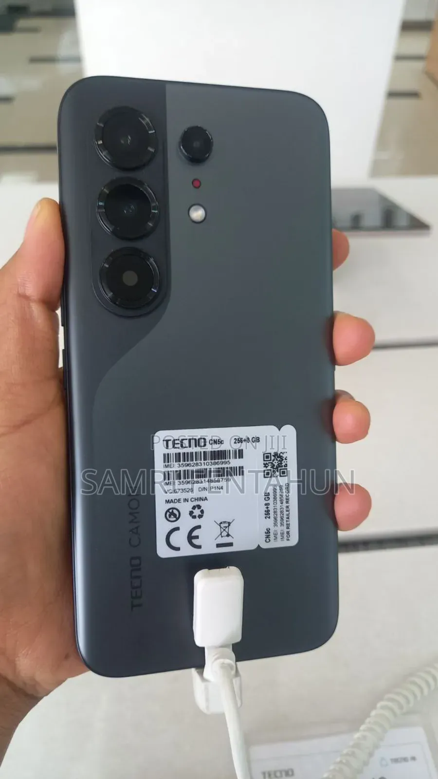 New Tecno Camon 50 256 GB Black