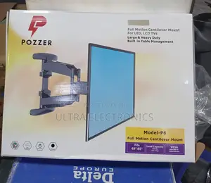 Pozzer Model-P6 Full Motion Cantilever Mount for Led and LCD Tvs.