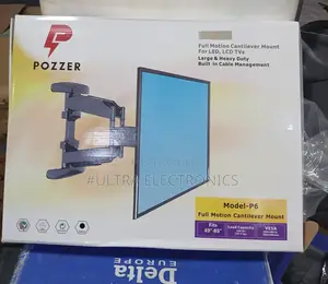 Pozzer Model-P6 Full Motion Cantilever Mount for Led and LCD Tvs.