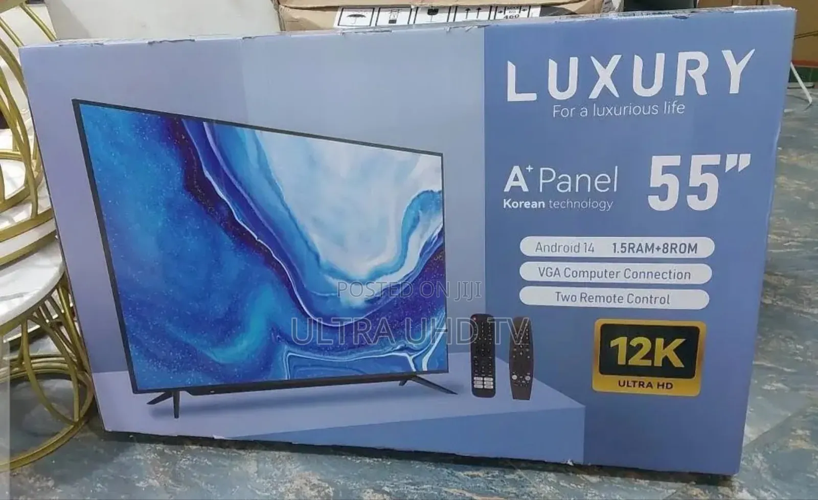 Luxury 55-Inch Luxury Brand Smart Tv Featuring Korean Technology.