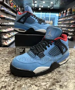 Nike Air Jordan 4 Retro Travis Scott’’Cactus Jack’’Fashion Sneaker