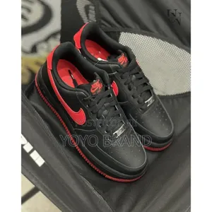 Nike Air Force 1low ’07lv8 ’’Vamps’’Bred’’University Red Shooes
