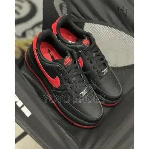 Nike Air Force 1low ’07lv8 ’’Vamps’’Bred’’University Red Shooes