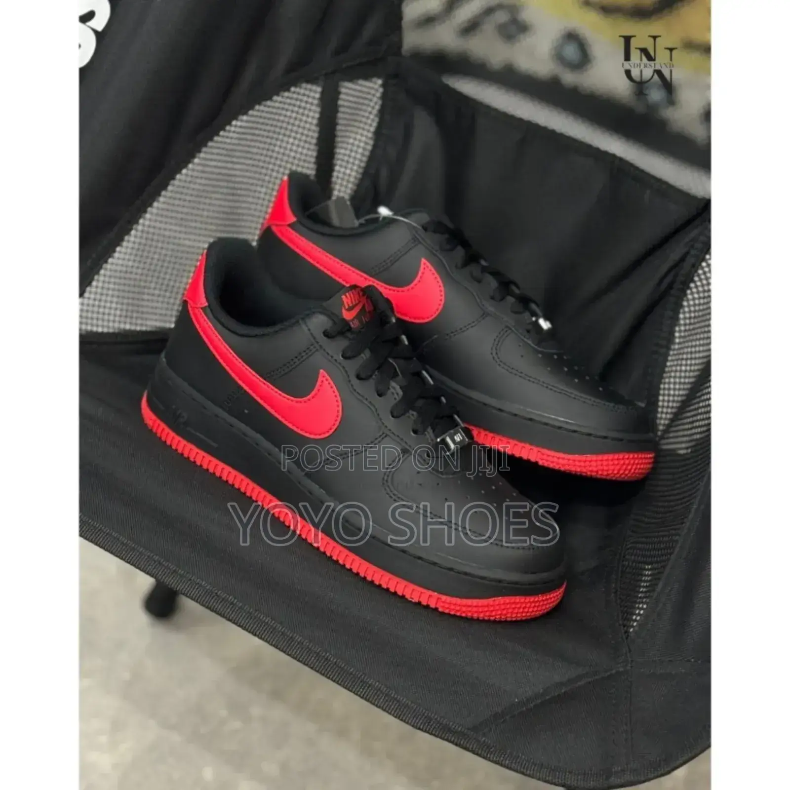 Nike Air Force 1low ’07lv8 ’’Vamps’’Bred’’University Red Shooes
