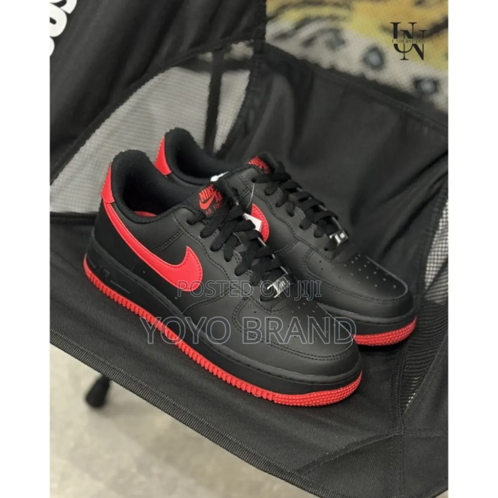 Nike Air Force 1low ’07lv8 ’’Vamps’’Bred’’University Red Shooes