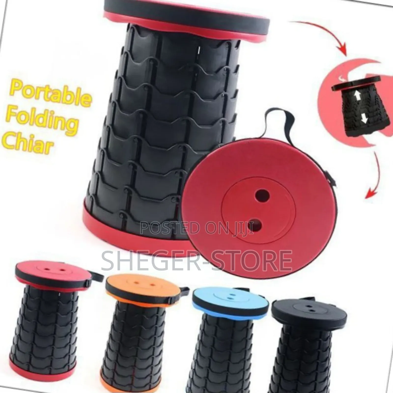 Brand New Portable Travel Retractable Stool