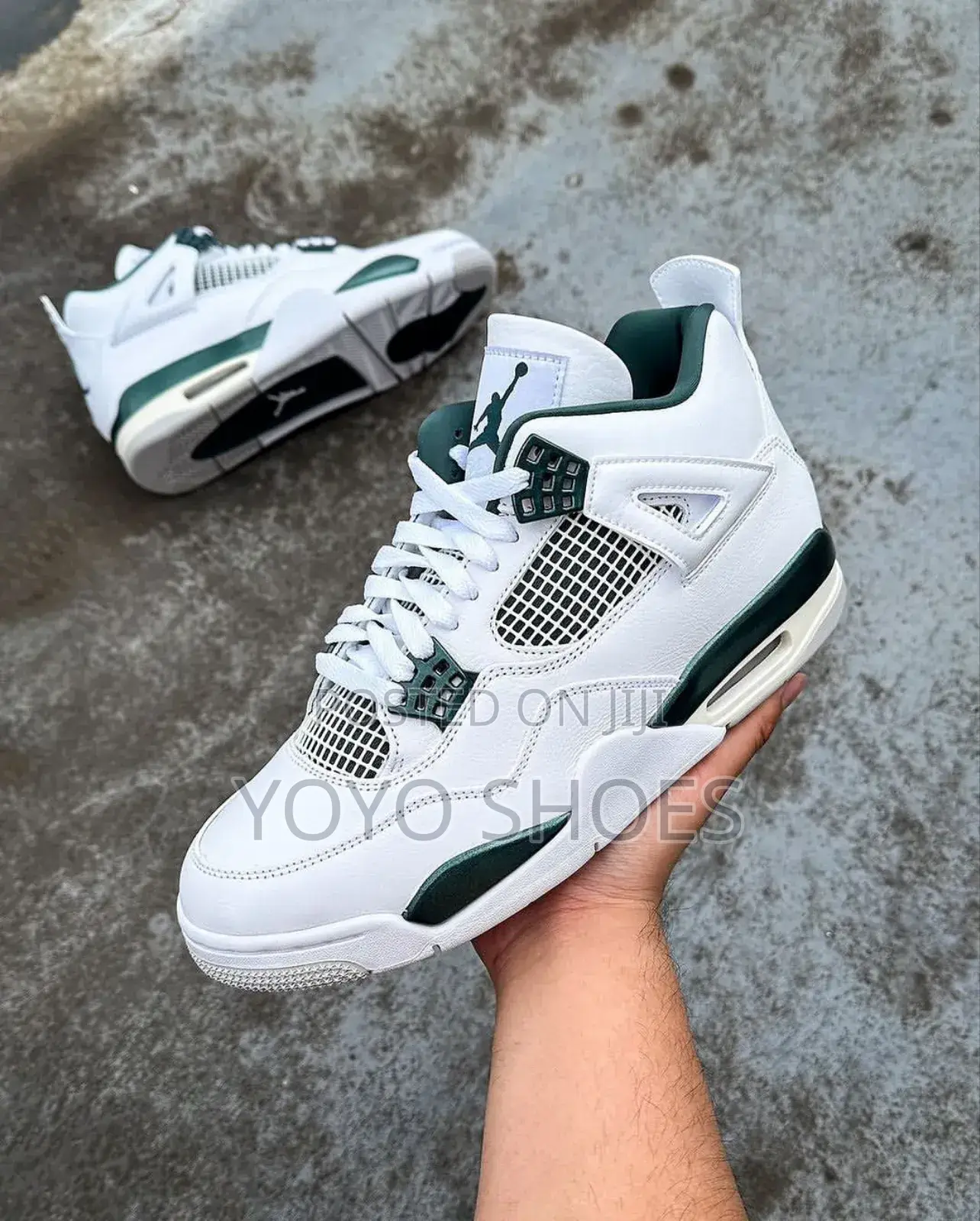 Nike Air Jordan 4 Retro ’Oxidized Green’Fashion Sneakers