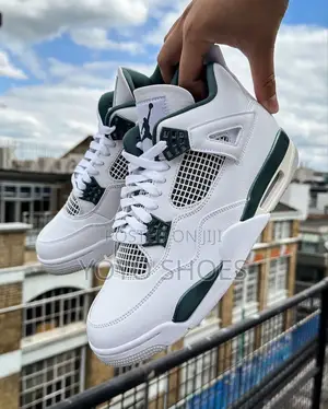 Nike Air Jordan 4 Retro ’Oxidized Green’Fashion Sneakers