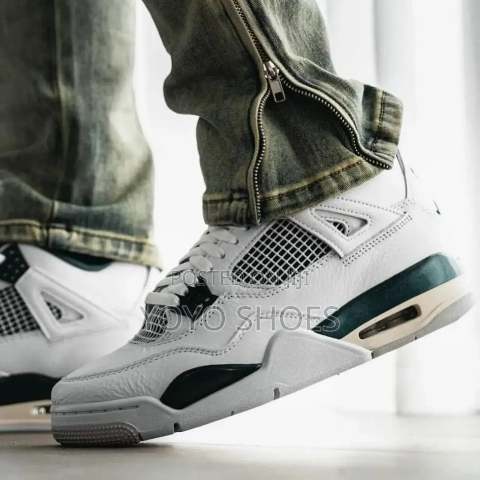 Nike Air Jordan 4 Retro ’Oxidized Green’Fashion Sneakers