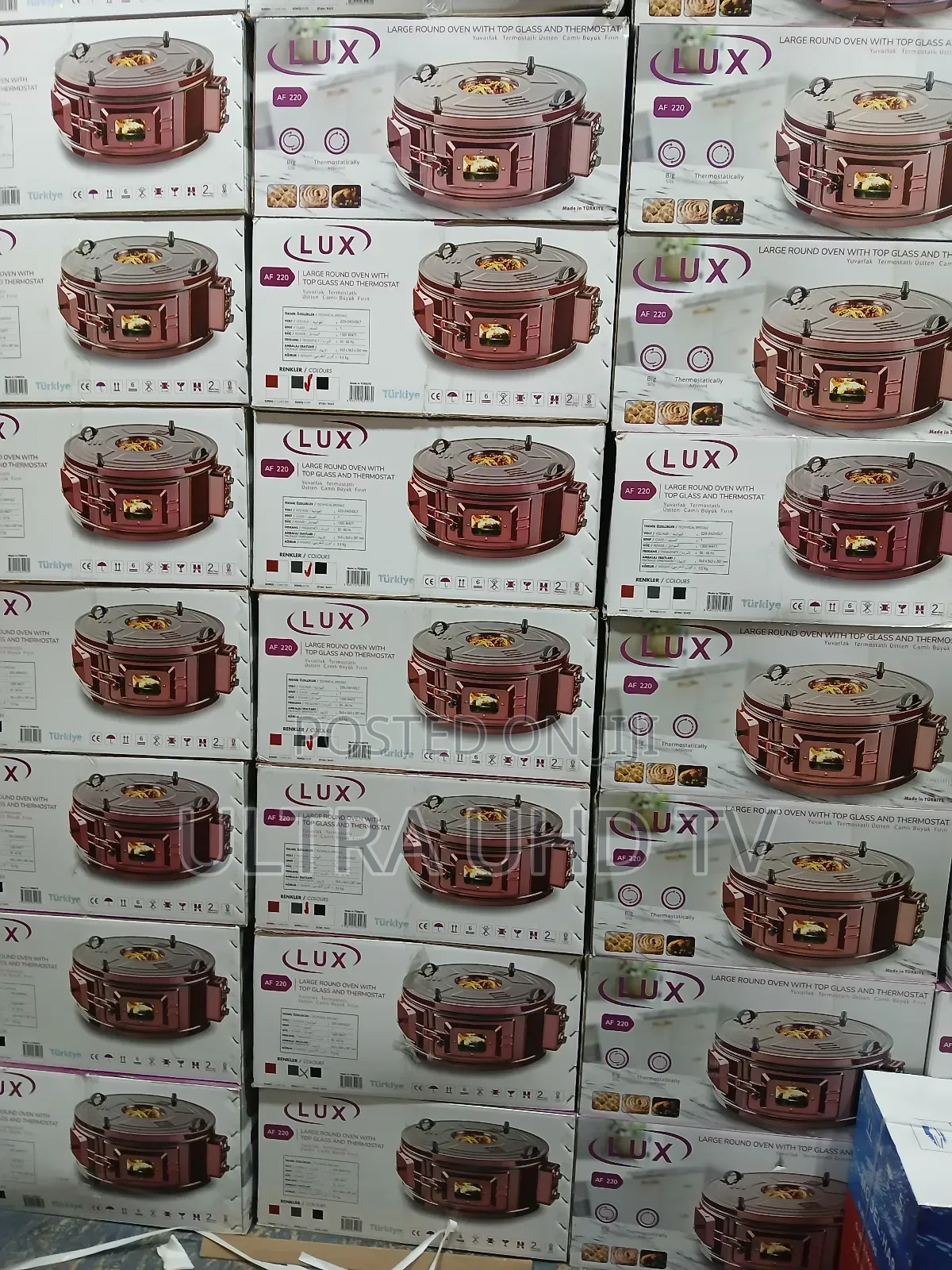 Lux Brand Large Round Electric Oven, Manufactured in Turkey.