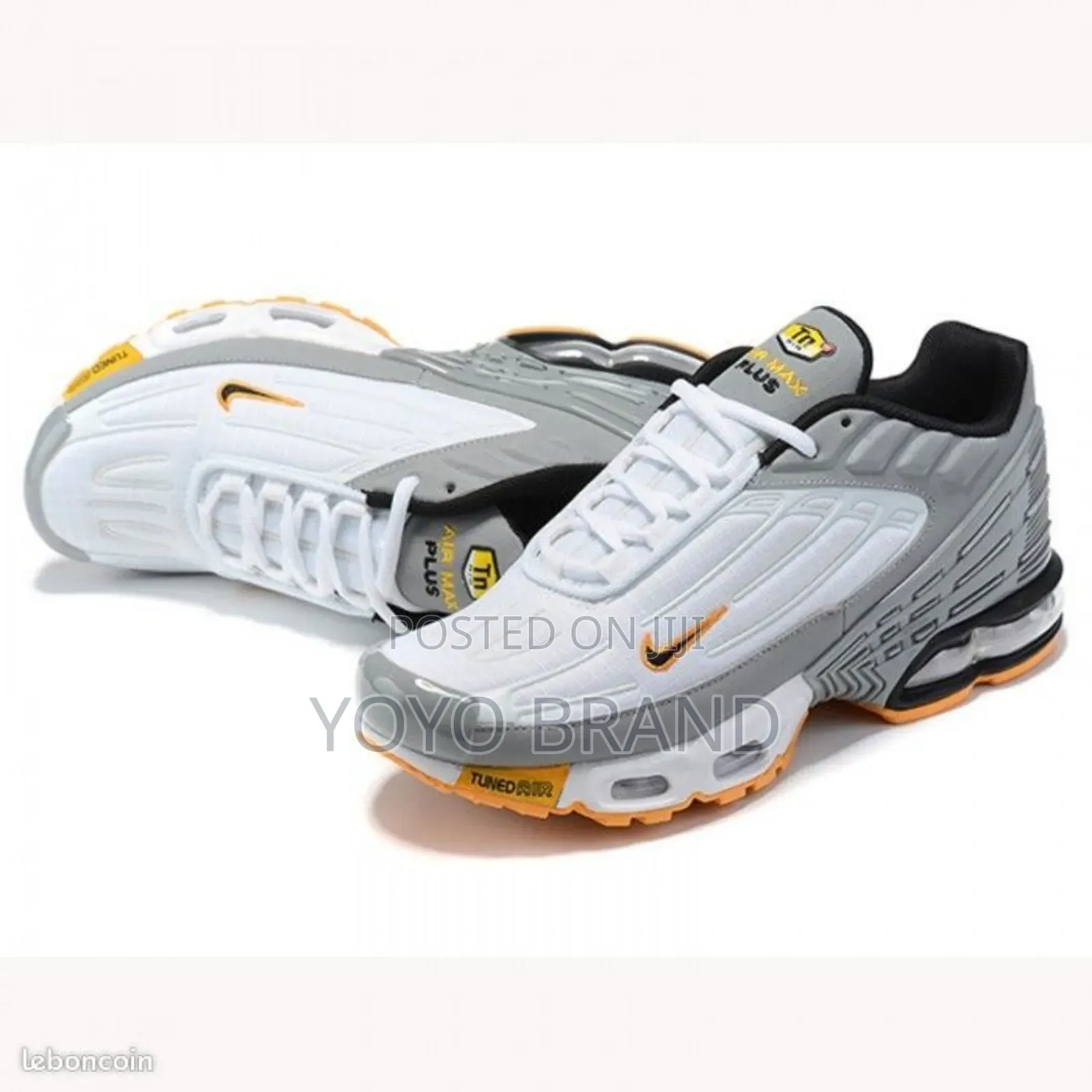 Nike Air Max Plus 3 Light Bone University Gold Fashion Sneaker