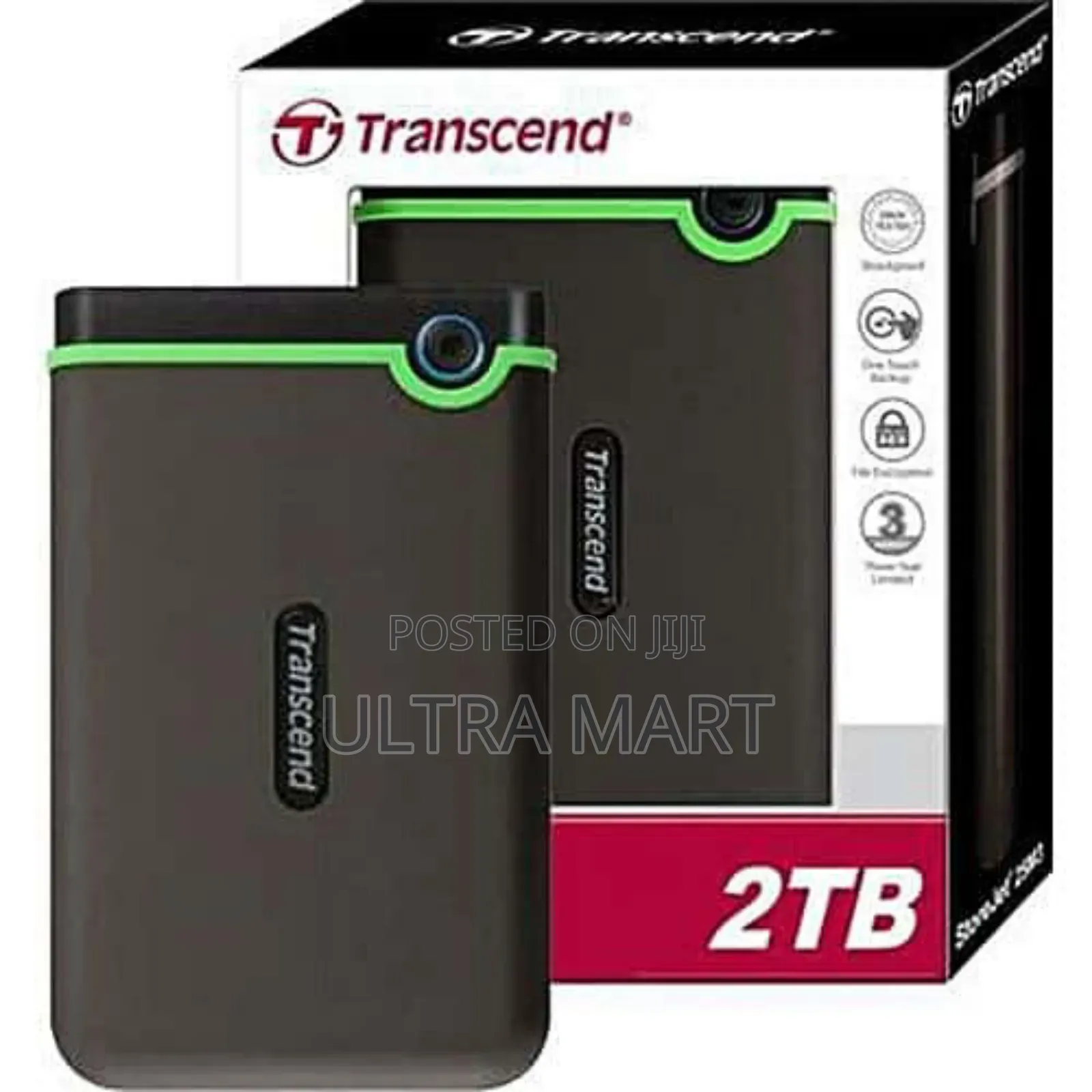 Transcend Storejet 25m3 2tb Portable External Hard Drives