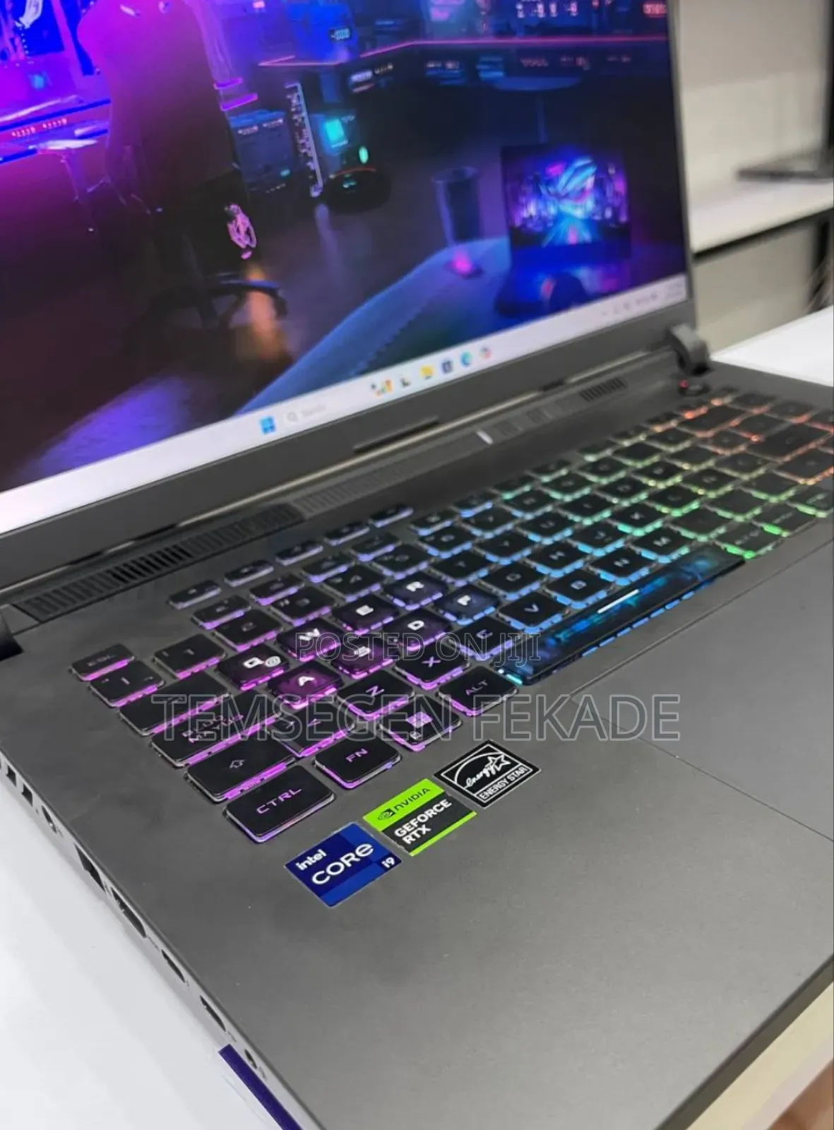 New Laptop Asus ROG Strix G15 16GB Intel Core i9 SSD 1T