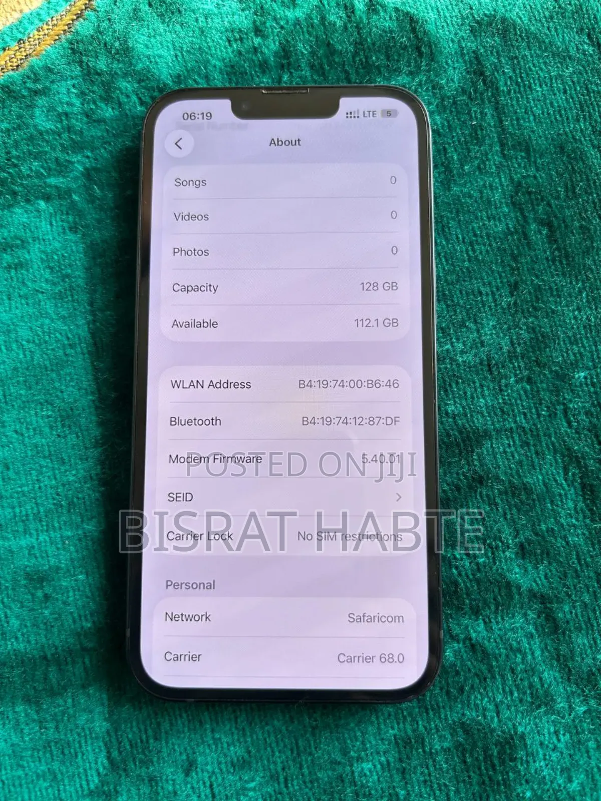 New Apple iPhone 13 128 GB Blue