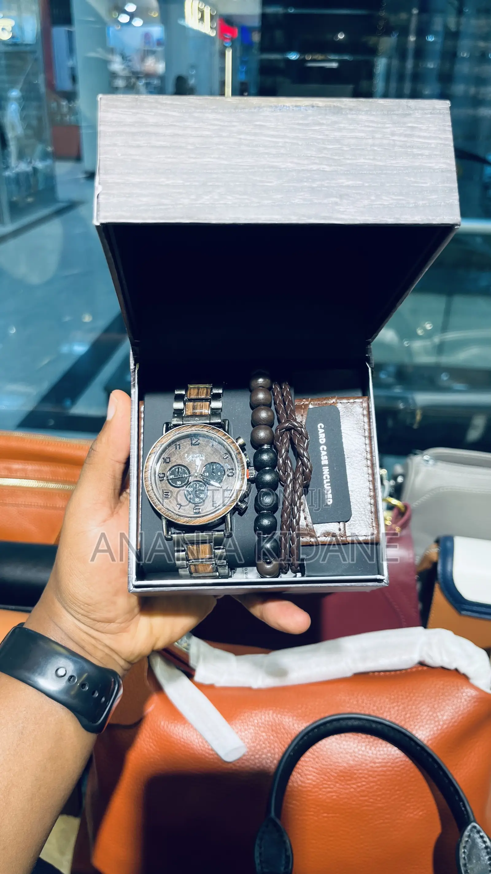 American Exchange Original Watch Bracelets and Leather Card Holder