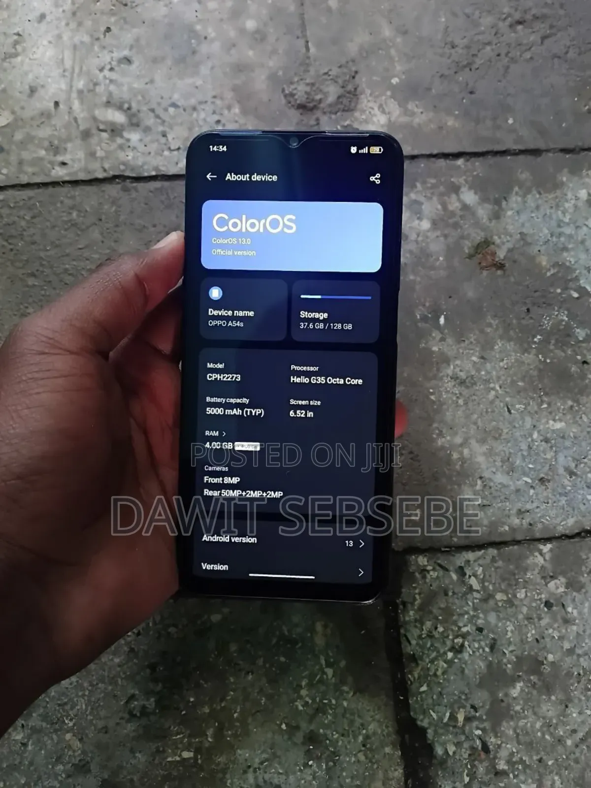 Oppo A54s 128 GB Blue