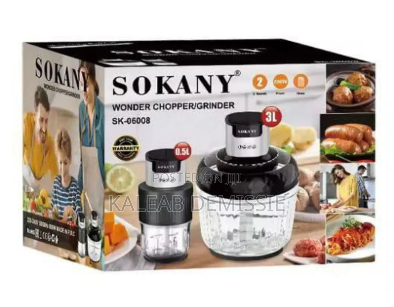 Sokany 2 in 1 Grinder