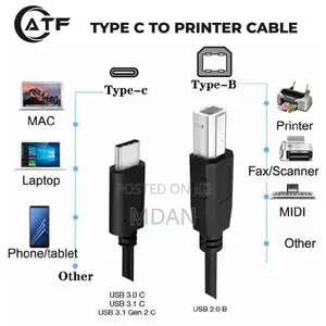 Type C to Printer Am/Pm From Mobile or Pc